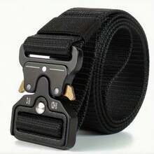 1 pieza Cinturón táctico con hebilla de de plástico, cinturón multifuncional para entrenamiento al aire libre, unisex - Multicolor - Ver 1