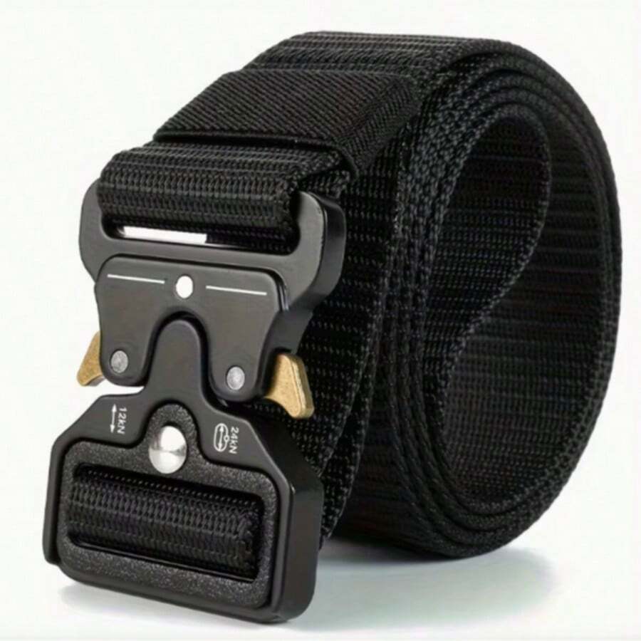 1 pieza Cinturón táctico con hebilla de de plástico, cinturón multifuncional para entrenamiento al aire libre, unisex - Multicolor - Ver 1
