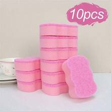 20/10/6/1pc Multipurpose Kitchen Cleaning Sponges And Scourers - Durable, Washable Dishcloths, Suitable For Sinks, Stoves, Pots, Etc. - Multifunctional Cleaning Tools For Bedroom/Kitchen/Living Room - Pink - View 13