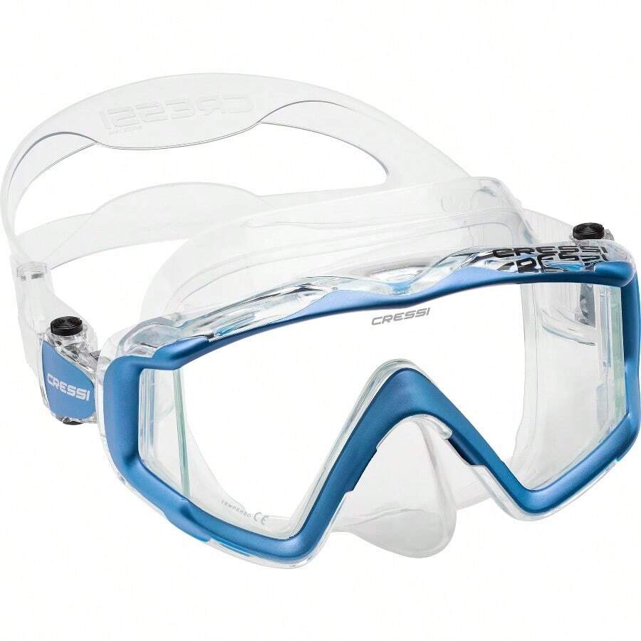 Comfortable, Pure Silicone Diving/Snorkeling Mask - Beige - View 1