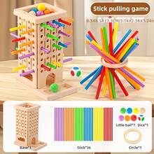 Early Education 3-In-1 Color Recognition Stick Pulling Game, Educational Parent-Child Interactive Logic & Focus Tabletop Toy - Multicolor - View 3