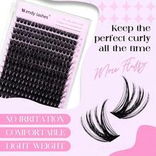 False Eyelashes And Adhesives Kits - Black - View 4