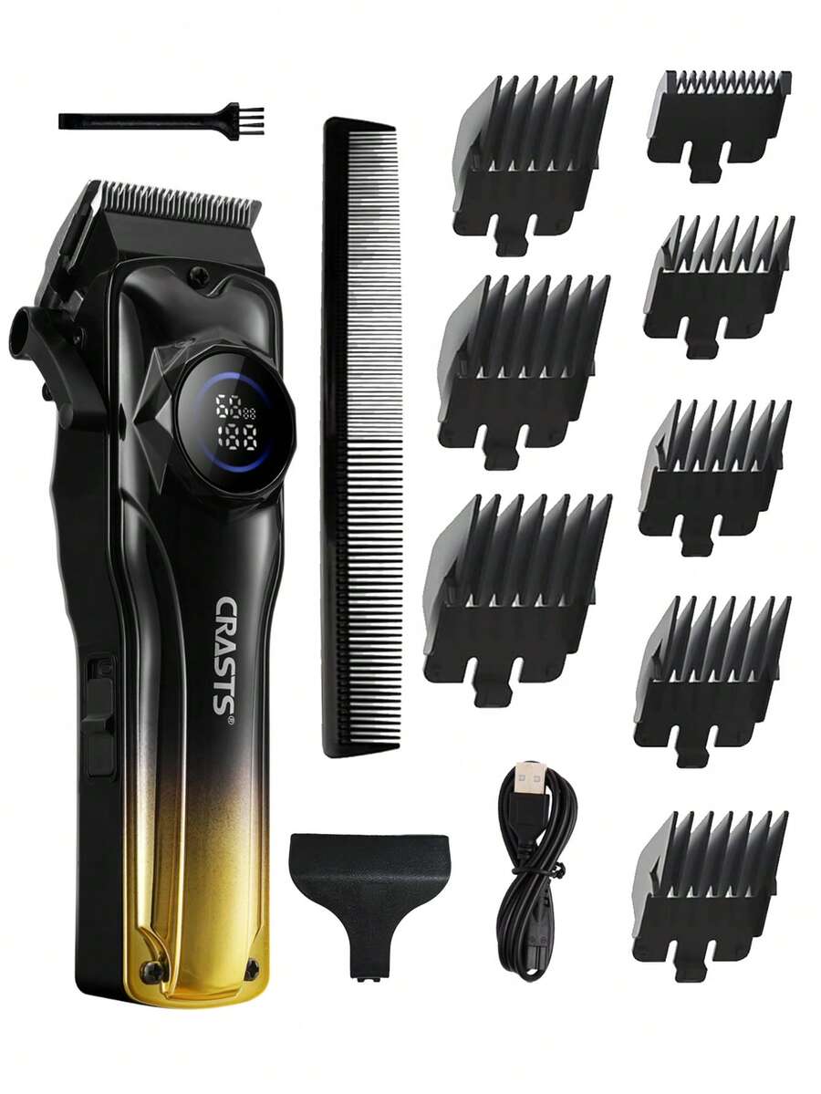 CRASTS Professional Electric Hair Clipper, Rechargeable Hair Trimmer For Hair Salon And Barbershop, Long Battery Life Hair Clipper - View 1
