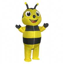 Standing Fat Hornet Inflatable Costume Walking Cartoon Bee Performance Costume Halloween Performance Costume Props Mascot,Party - Multicolor - View 3