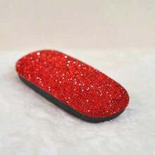 1pc Luxury Rhinestone Glasses Case, Unisex Fashionable Pressure-Resistant Minimalist Personalized Eyeglass Box, Vintage Glasses Case, Convenient For Travel And Carrying, Glasses Storage, Suitable For Fashion Glasses, Fashion Glasses, Prescription Glasses, Reading Glasses, Decorative Glasses, Etc. - View 11