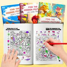 Can You Find It? A Seek-And-Find Hidden Object Book Packed With Colorful Scenes And Brain-Boosting Challenges.Find & Color Activity Set With Animal, Life Scene & Sports Themes | Visual Training, Focus Building & Creative Drawing - Find & Color Activity - View 1