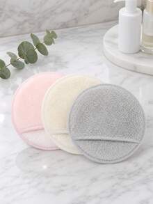 3 Pieceswashable And Reusable Makeup Removal Glove Set, Suitable For All Skin Types For Facial Cleansing, Makeup Removal, And Washing - Multicolor - View 8