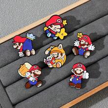 Themed Brooch Pins For Outfit Embellishment, Backpack Decoration And Daily Styling Accessories The Product Color May Vary Slightly Due To Light Intensity, So Consumers Should Be Cautious When Purchasing - Multicolor - View 6