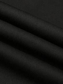 Plus Size Men's Summer Bermuda Athletic Shorts, Loose Fit Versatile Outdoor Commute Casual Shorts - Black - View 7