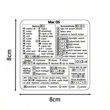 1pc Waterproof Keyboard Shortcut Stickers, Compatible With MacBook Laptop, Windows Word Office Function Key Decals, Scratch-Resistant Keyboard Decorative Stickers - View 9