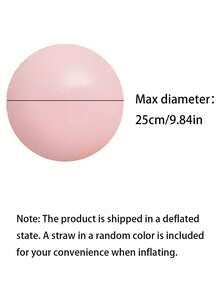 Women's Pelvic Floor Training Mini Pilates Yoga Ball, Thickened Small Anti-Burst Anti-Slip Fitness Ball, Core Strength And Stability Training, Home Gym Office Workout, Solid Color Pilates Accessory - Multicolor - View 11