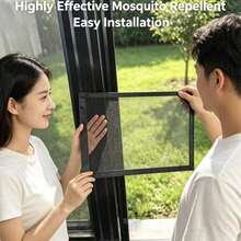 Removable Magic Sticker Window Screen Household Dustproof Bug Net - A - View 2