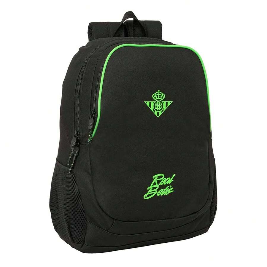 Real Betis Balompié | Betis Balompié Kindergarten School Backpack, Adaptable To Trolley (Without Trolley), Water-Resistant, Official License, 2 Large Compartments - Adapt (3) - View 1