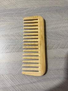 1pc Bamboo Comb Set, Natural Wood Comb For Women, Anti-Static Wide-Tooth Comb, Styling Tail Comb - 1 - View 10