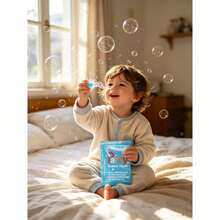 Set di giocattoli pistola a bolle per bambini, ricarica soluzione per bolle, regalo per feste all'aperto, compleanni e vacanze, 3+ ragazzi e ragazze, essenziale per campeggio all'aperto e giochi in giardino, crea un'atmosfera da sogno con le bolle - Multicolore - Visualizzare 8