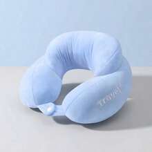 1pc Travel Pillow, U-Shaped Neck Pillow, Ultra-Lightweight Portable Headrest, Perfect For Airplane, Car, Home, Office, Sleep And Rest, Back To School Season - One Size Fits All - View 16