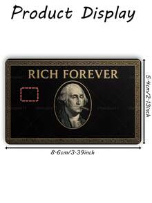 1 قطعة ملصق بطاقة ائتمان Forever Rich لحماية الخصوصية، غلاف بطاقة بنمط شخصية السيجار، هدية عيد ميلاد، مادة PVC مقاومة للبصمات ومقاومة للخدش ومقاومة للتآكل، مناسب للرجال والنساء والأزواج، بطاقات الرقائق الصغيرة، بطاقات بنك Baidofu، بطاقات الائتمان، بطاقات النقل، بطاقات الحرم الجامعي للطلاب، DIY مخصص - النوع أ - مشاهدة 13