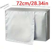 1pc All-Season Air Conditioner Outdoor Unit Cover, Full Coverage Hollow Design, Waterproof & Dustproof, Suitable For School, Office, Home, Travel And Storage, Household Essential, Halloween, Christmas - Multicolor - View 7