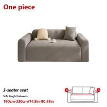 1pc Stretchable Pet-Friendly Sofa Cover, All-Season Slouchy Sofa Slipcover, Living Room Non-Slip Sofa Protector, Fully Dust-Proof - Multicolor - View 33