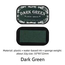 Colorful Space Series Vintage High-Density Oil-Based Ink Pads | DIY Finger Painting Stamp Set With Numerous Color Options - Color Space - View 14