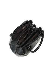 Dedoo 2026 Mother's Day First Choice Handbag, High-Quality Luxury Designer Crossbody Bag, Large Capacity Solid Color Shoulder Bag - Black - View 4