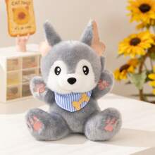 Juguetes de peluche de animales de 18cm/7.09in, gato negro, lobo, ratón, oso, cómodos, perfectos para decorar la cama o el sofá, decoración ideal para vacaciones, fiesta temática o reunión, regalo de decoración, también regalo perfecto para el cumpleaños o celebración de los niños. - Multicolor - Ver 13