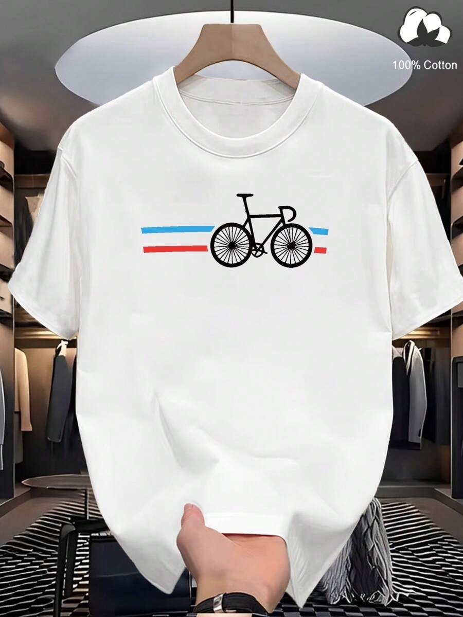 redondo, elegantes elementos de rayas rojas y azules, adecuada para uso casual diario y actividades al aire libre, ligera y cómoda, satisface perfectamente las necesidades del uso cotidiano. - Blanco - Ver 1