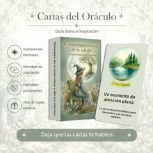 Spanish Mysterious Whispers Oracle Deck, 72 Watercolor Oracle Cards, Tarot Style Divination Card Set, Daily Guidance & Intuitive Interpretation, Beginner Friendly Spanish Version - Multicolor - View 2