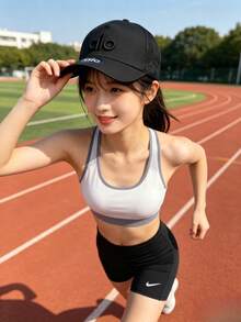 ALO 2026 New Letter Baseball Cap, Adjustable Dad Hat, Breathable Sun Protection, Outdoor Sports, Multi-Color  Fashion Hat Breathable Baseball Cap, Sun Protection Outdoor Sports Hat, Multi-Color Summer Cap - Black Lettering - View 6