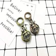 Retro Metal Pirate Ship Craft Sculpture Model Keychain, Suitable For Table Decoration, Car Keychain, Zinc Alloy Goldfish Mouth Keychain, Toy Keychain, Bag Pendant Gift - A - View 6