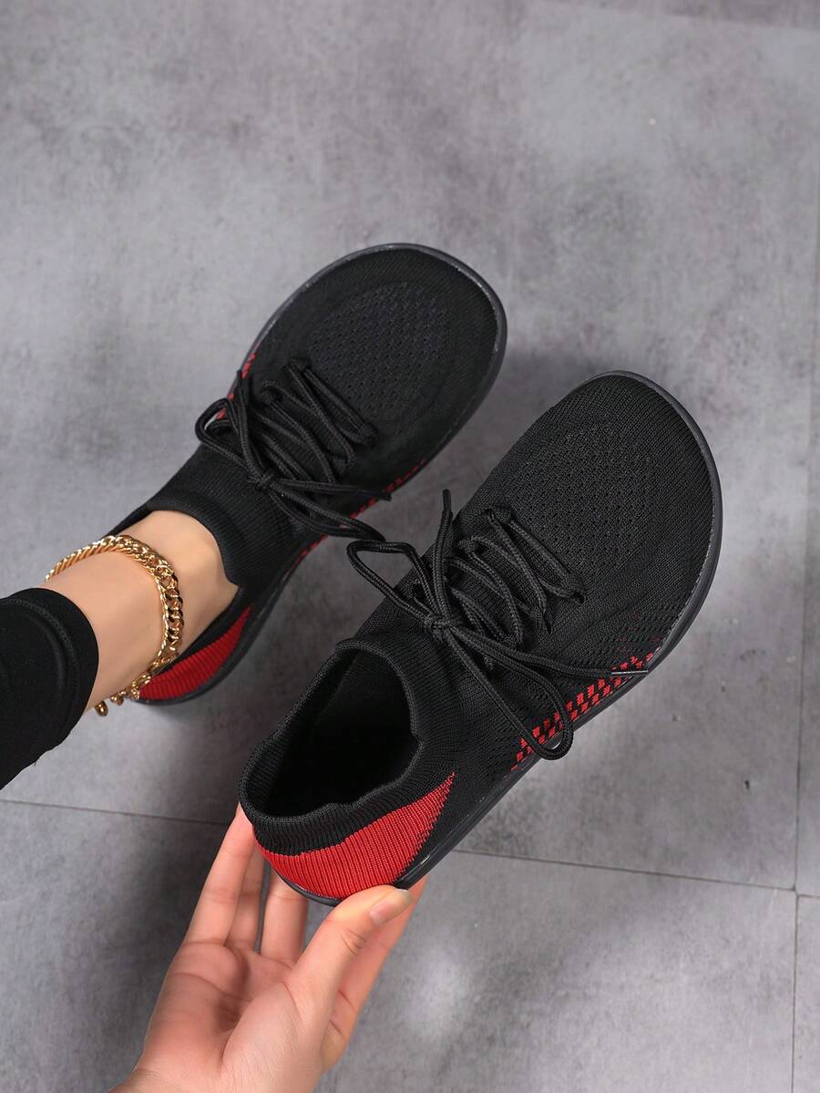 Women's Wide Toe Box Shoes, Wide Foot Friendly, Big Toe Bone Friendly, Vintage German Trainer Style Versatile Casual Shoes - Black - View 1