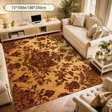 Cashmere-Like Dark Brown Dense Irregular Leopard Speckle Texture Pattern Printed Outdoor Rugs,Exquisite Cozy Carpets In Diverse Styles. Suitable For Home, Outdoor, Malls & Cafes, Machine Washable, Various Sizes Available. - A - View 5