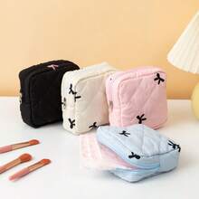 1pc Personalized Image Custom Mini Cute Casual Portable Mini Bag Niche Earphone Coin Purse Lightweight Nylon Multifunctional Zipper Makeup Bag Gift, Bohemian Style - Multicolor - View 10
