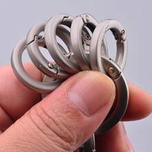 Men's Braided Rope Keychain Car Key Lanyard, Equipped With Multi-Functional Metal Ring, Simple And High-End Key Pendant. - [Upgradeable and Detachable] Black + 5 Spring Coils - View 6
