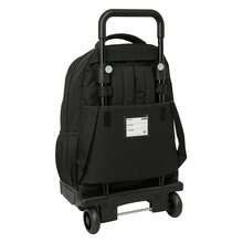 Real Betis Balompié | Betis Balompié School Backpack, Adaptable To Trolley (Without Trolley), Water Resistant, Official License, 2 Large Compartments, Bottle Pocket - Roda (6) - View 3