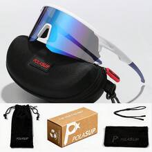 POLASUP Unisex Cool Sports Eyeglasses, Suitable For Cycling, Running And Driving, With Hard Protective Case, Cleaning Cloth, Storage Bag, Lanyard And Packaging Box Outdoor Accessories. - Multicolor - View 17
