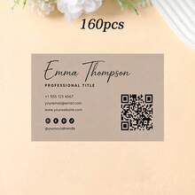 20/50/100pcs Customized Cards, Customized Greeting Cards, Customized QR Codes, Customized Payment, Customized Coupons, Customized Event Cards, Customized Counter Cards, Birthday, Party, Holiday, Wedding, Confession, Table Signs - QR Code Business Card - View 19