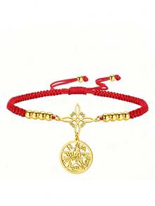 LIKGREAT 1pc Double Protection Bracelet Witch Knot Pentagram Tetragrammaton Stainless Steel Jewerly - Bracelet Series - View 21