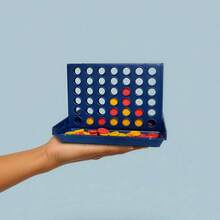 Small - Classic Board Game Four In A Row, Connect Four, Party Game, Fun Entertainment Game, Multiplayer Battle Game, Connect Game - Multicolor - View 7