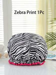1/2pcs Women's Reusable Waterproof Elastic Shower Cap, Suitable For Long Hair, Home Bathroom Decor, Autumn, Back To School Season - Multicolor - View 7
