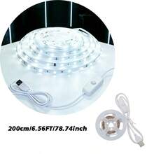 室內 LED 燈附按鈕開關與 USB LED 燈條，適用於客廳與臥室背景照明，易於安裝與裝飾 - 501 Switch Light Strip - 查看 15