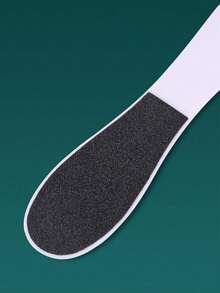 1pc White Foot Scrubbing Board Callus Remover Dead Skin Exfoliator Foot File Pedicure Tool Foot Scrubbing Stone - Multicolor - View 4