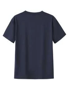 Men T-Shirts - 黑色 - 查看 3