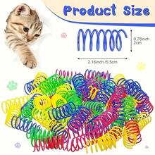 Paquete mixto de juguetes para gatos de 56 piezas/28 piezas/14 piezas. Una combinación de varios juguetes de plástico y juguetes de peluche adecuados para múltiples gatos para jugar - Rojo y blanco - Ver 5