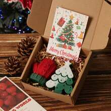 Christmas Holiday Gift Set. Shaped Scented Candles, Home Decor Figurines - 1PC - View 8