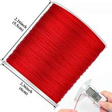 1pcs No.72 Jade Line 0.8mm Handmade Braided Rope Beading Cord Hand-Woven Necklace Bracelet Red String Chinese Knot DIY Material - 30m - View 3