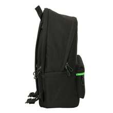 Real Betis Balompié | School Backpack Betis Balompié Adaptable To Trolley (Without Trolley) Water Resistant, Official License, 2 Large Compartments, Bottle Pocket - Double (2) - View 4
