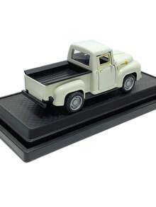 Realistic Metal Toy Car, Children's Inertia Off-Road Racing Car, Collectible Display Model Small Race Car - White - View 4