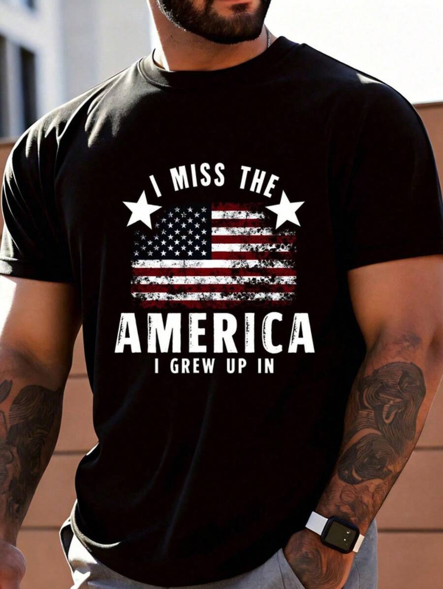 Men T-Shirts - Black - View 1