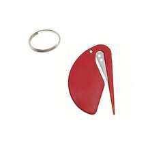 Plastic Mini Multicolor Letter Opener, Envelope Opener, Paper Cutter, Utility Knife, Rope Cutter, Box Opener, Pet Knot Cutter - A - View 11